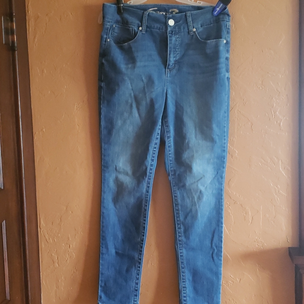 Womens Seven high waisted skinny jeans
